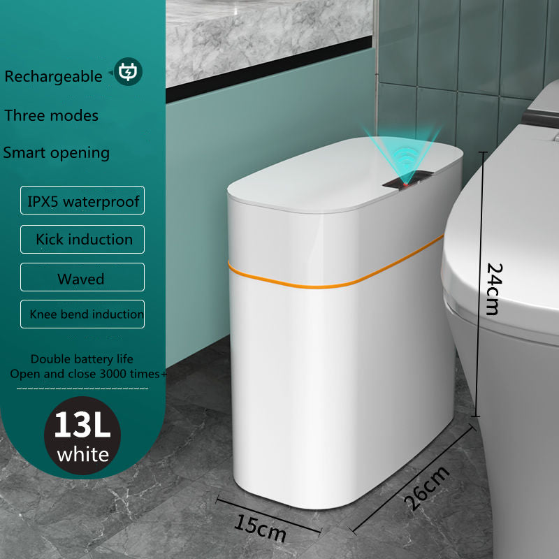 Smart Automatic Trash Can – Induction Lid for Home, Kitchen & Car