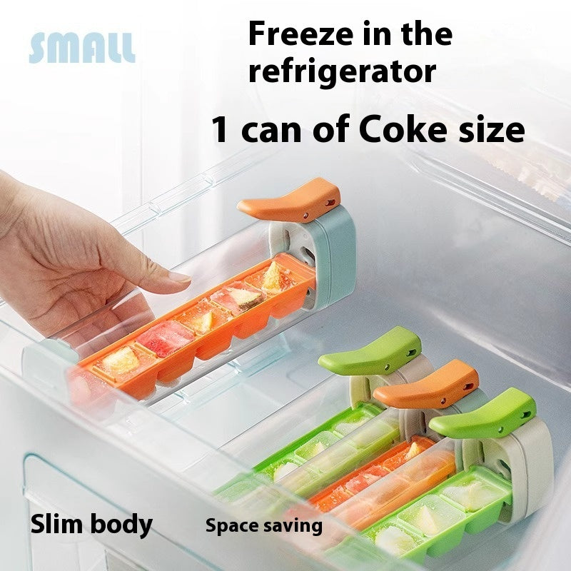 Ice Cube Mold with Storage Box – Food-Grade Press Ice Tray