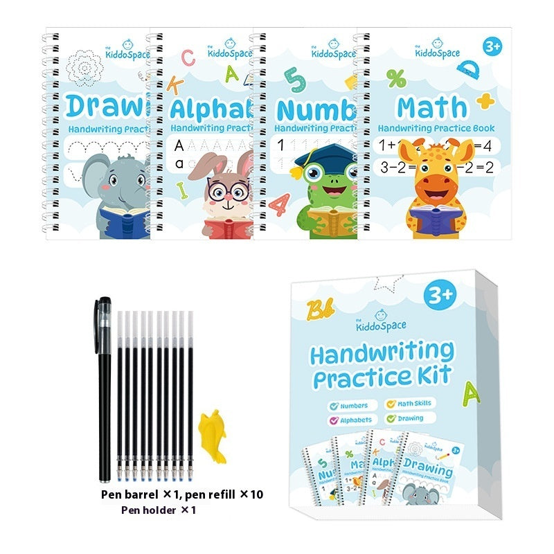 Calligraphy Practice Board – Training Book with Hard-Tipped Pen