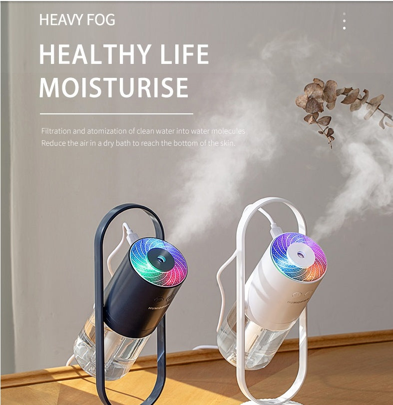Magic Shadow Humidifier – USB Ultrasonic Diffuser & Night Light