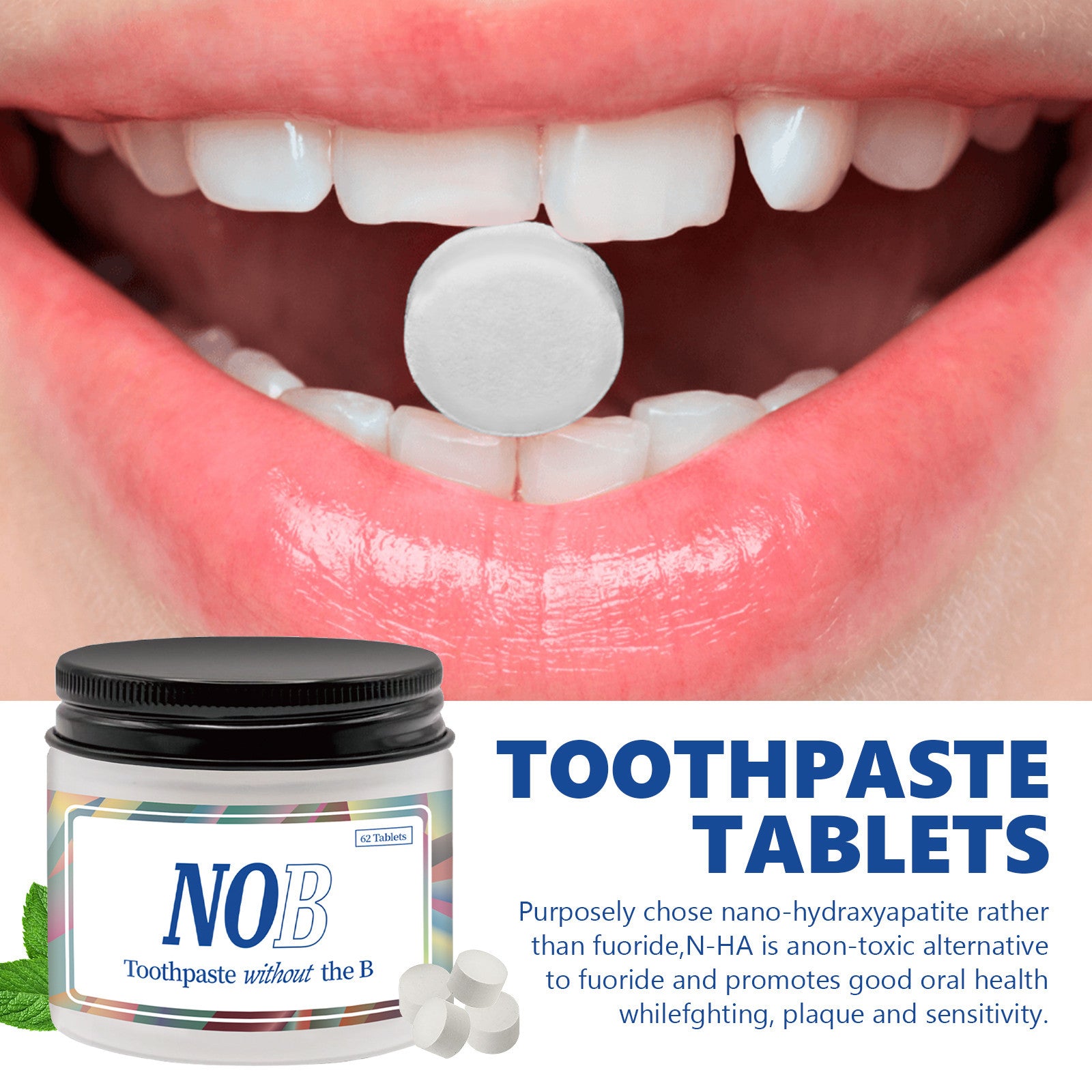 Portable Toothpaste Tablets – Fresh Breath On-the-Go