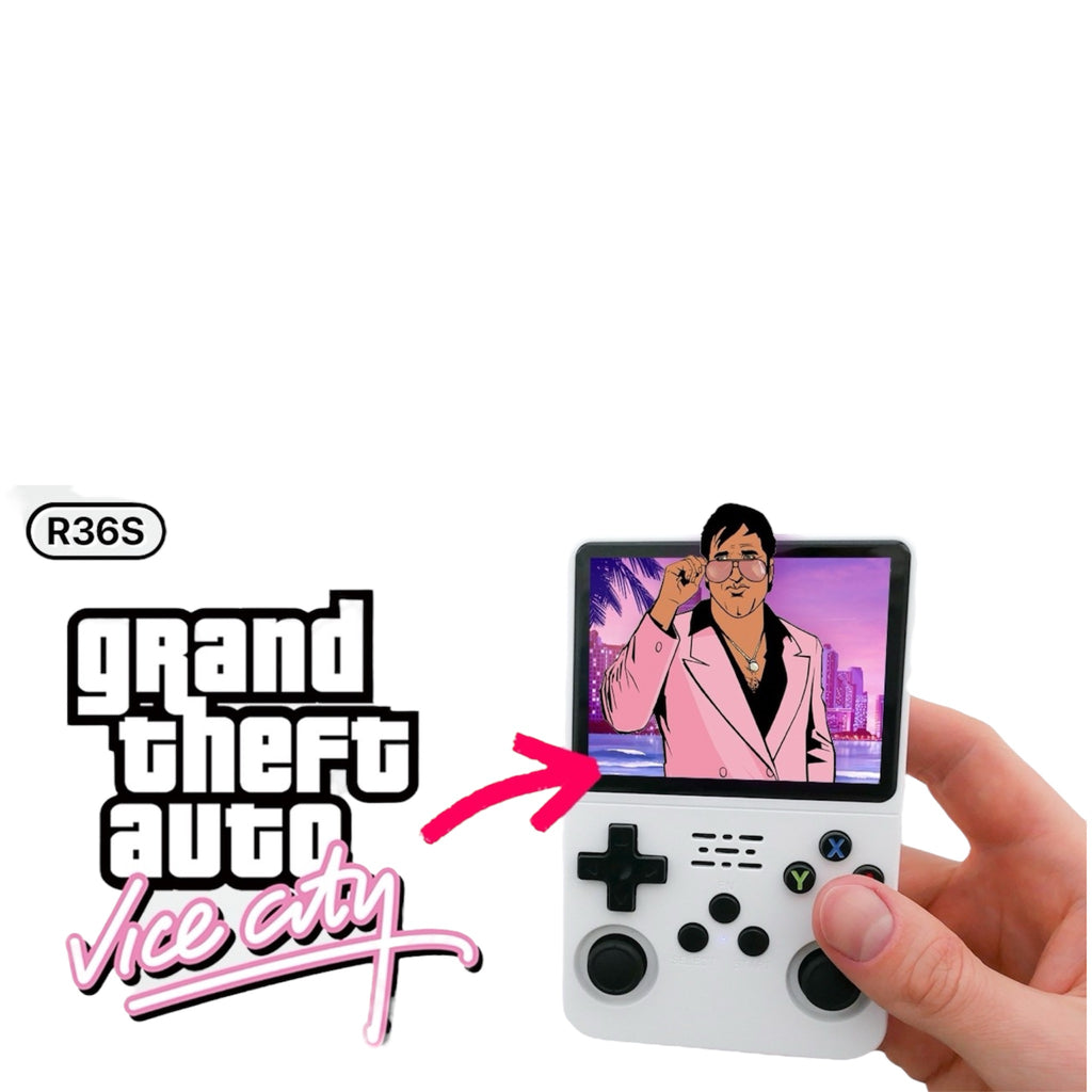 R36S Retro Handheld Console 128GB 3.5”HD