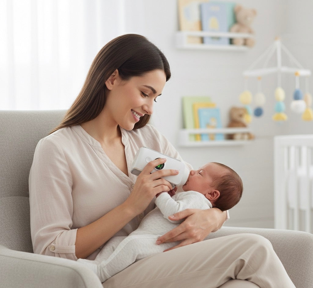 Portable Wireless Baby Bottle Warmer – USB Rechargeable Milk Heating Bag