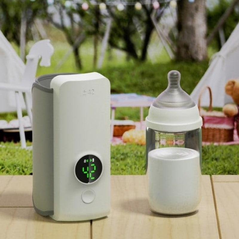 Portable Wireless Baby Bottle Warmer – USB Rechargeable Milk Heating Bag