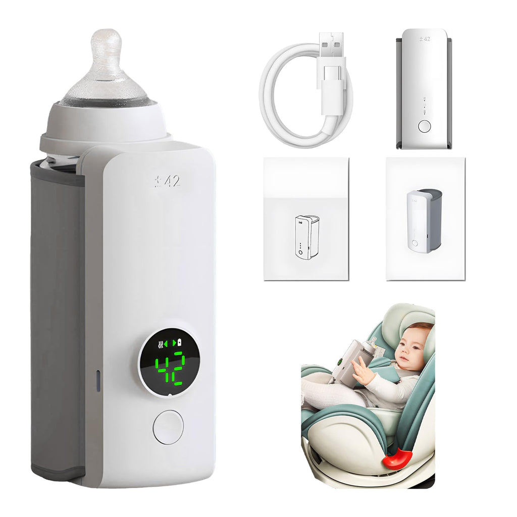 Portable Wireless Baby Bottle Warmer – USB Rechargeable Milk Heating Bag