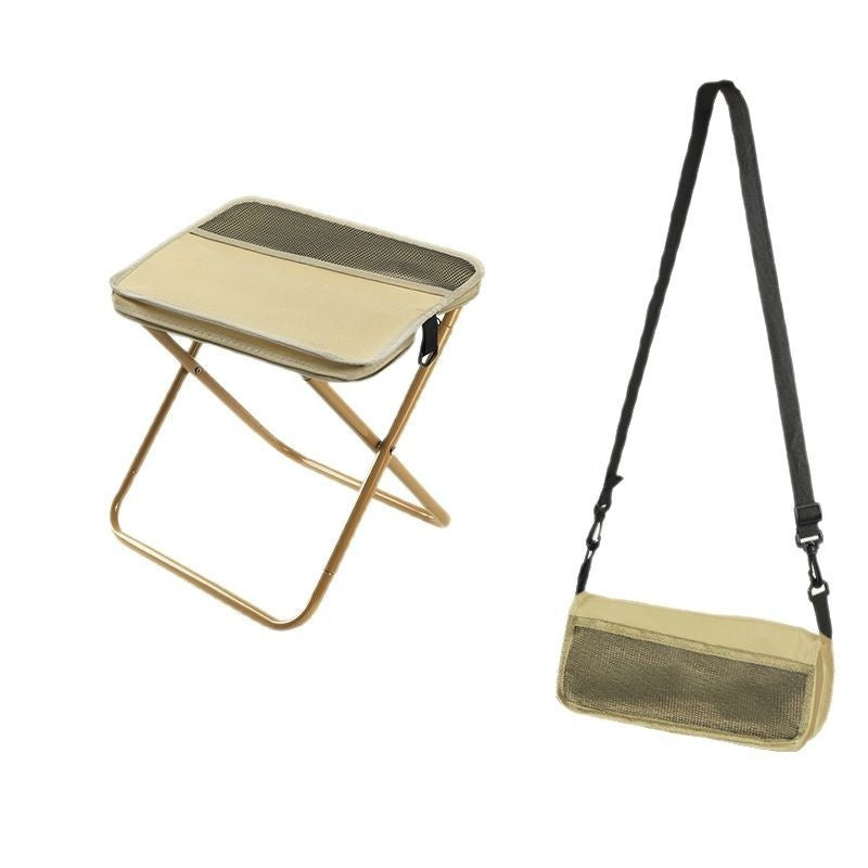 Portable Folding Chair Backpack – Outdoor Leisure Handbag