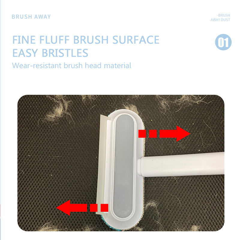 4-in-1 Pet Hair Removal Brush – Dog/Cat Hair & Screen Cleaner