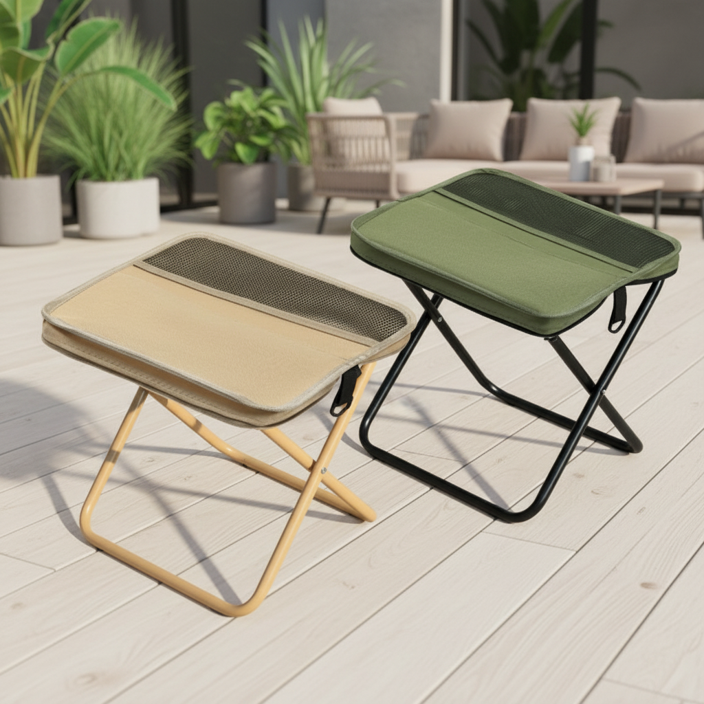 Portable Folding Chair Backpack – Outdoor Leisure Handbag