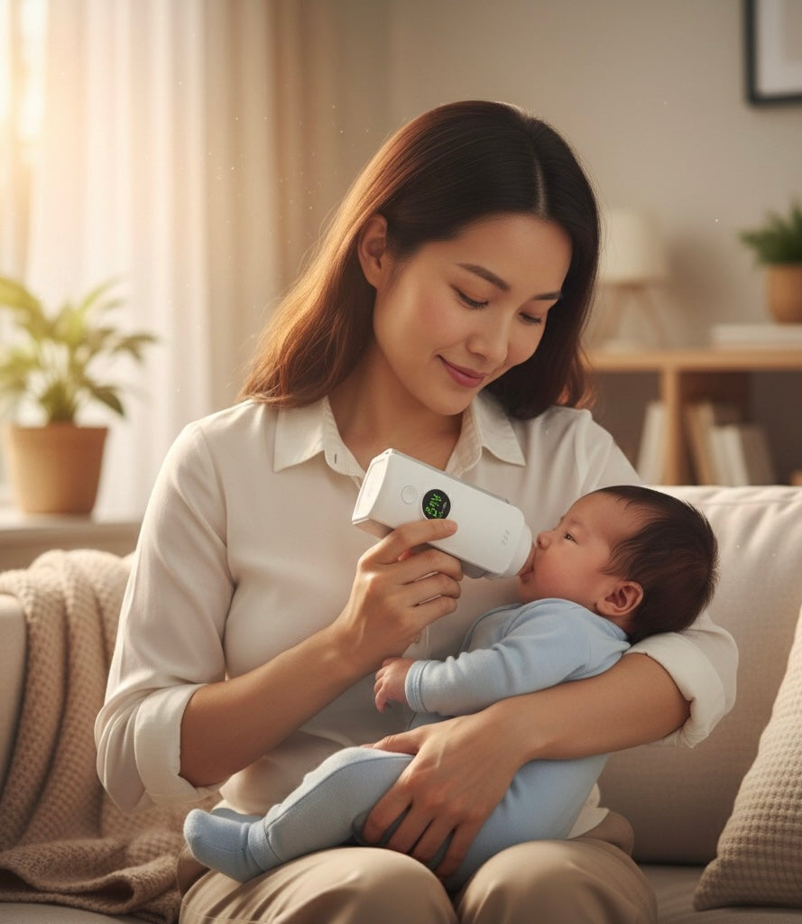 Portable Wireless Baby Bottle Warmer – USB Rechargeable Milk Heating Bag