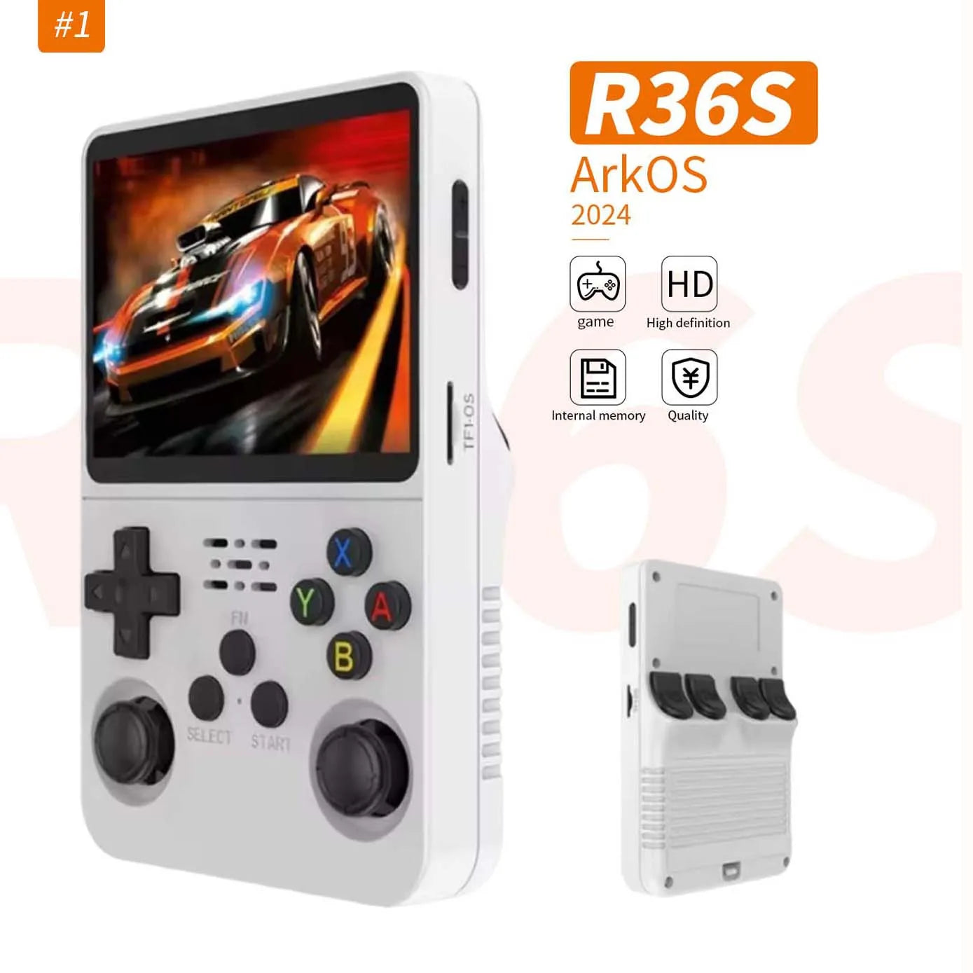 R36S Console R36S Retro Handheld R36S Console 128Gb R36S Accessories R36S-Retro-Handheld R36S Screen Retro Handheld 3.5 Inch