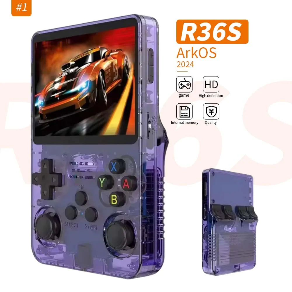 R36S Console R36S Retro Handheld R36S Console 128Gb R36S Accessories R36S-Retro-Handheld R36S Screen Retro Handheld 3.5 Inch