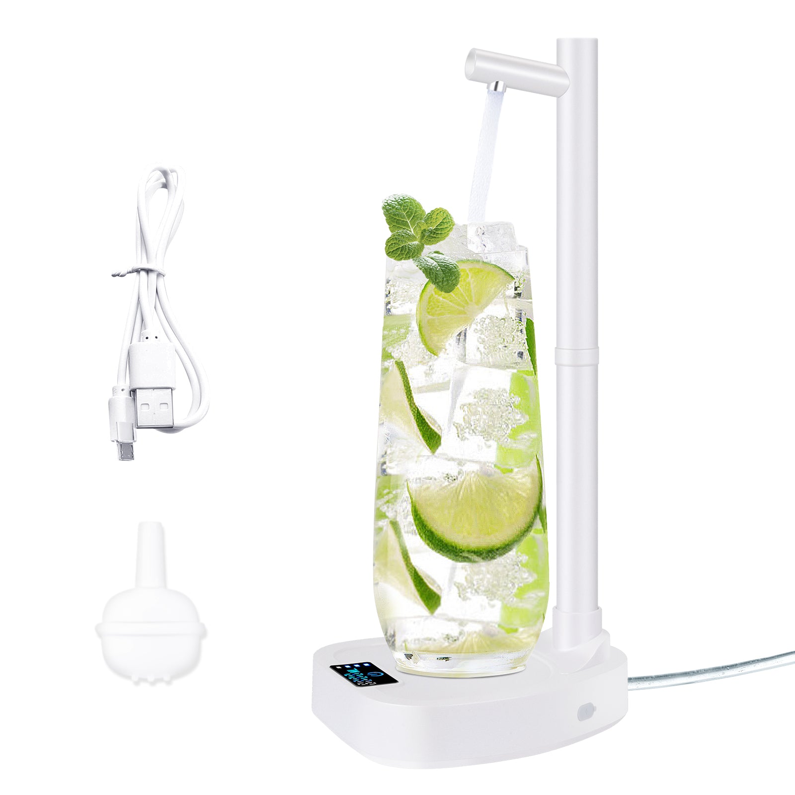 Automatic Water Dispenser with Stand – Rechargeable Desktop Bottle Pump