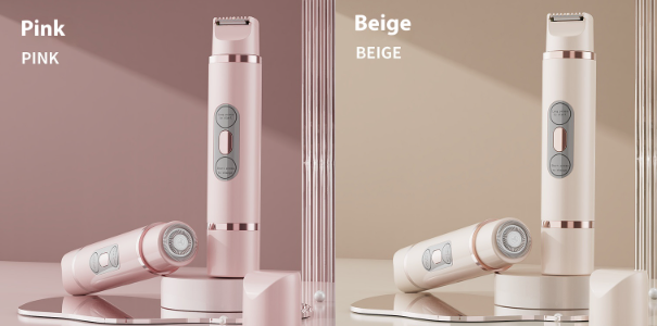 Women’s Painless Hair Trimmer – Dual-Head Epilator for Legs & Lips