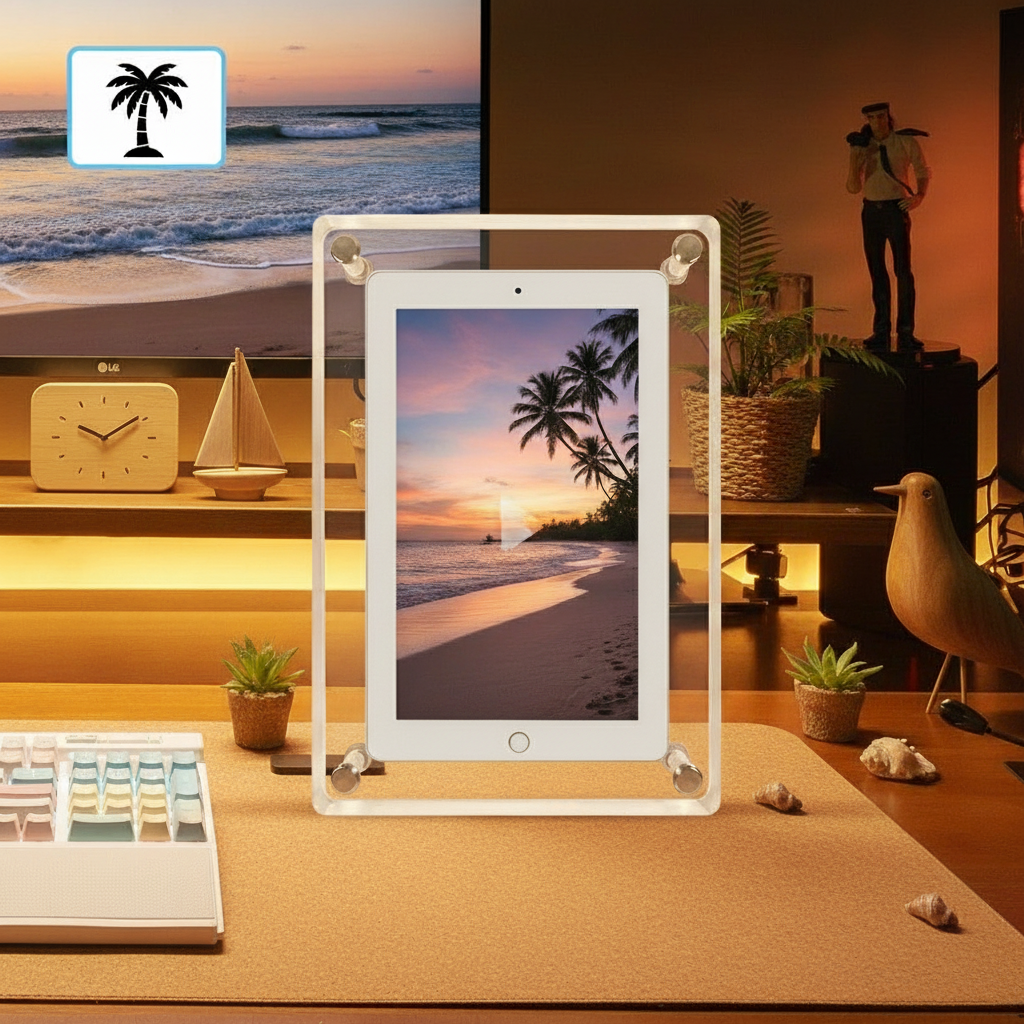 Crystal Digital Photo Frame – 5-Inch 4GB IPS Acrylic Display