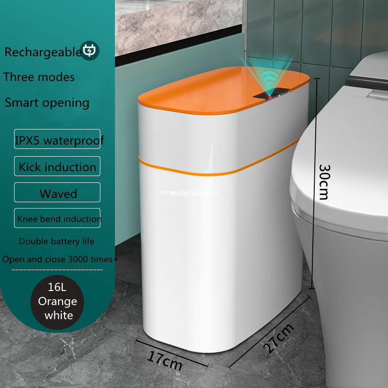 Smart Automatic Trash Can – Induction Lid for Home, Kitchen & Car
